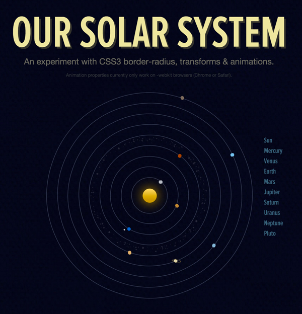 Neography Solar System screen shot